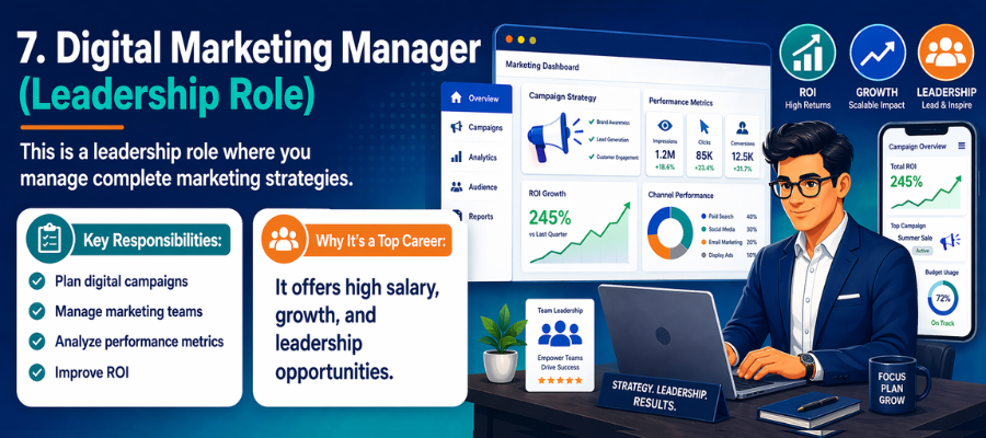 Top 7 Digital Marketing Careers in 2026 (India)