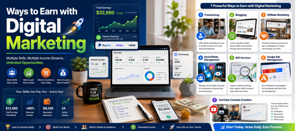 How to Learn and Earn with Digital Marketing in Dehradun in 2026