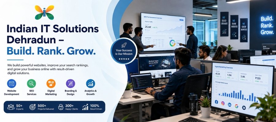 Indian IT Solutions Dehradun – Build. Rank. Grow.