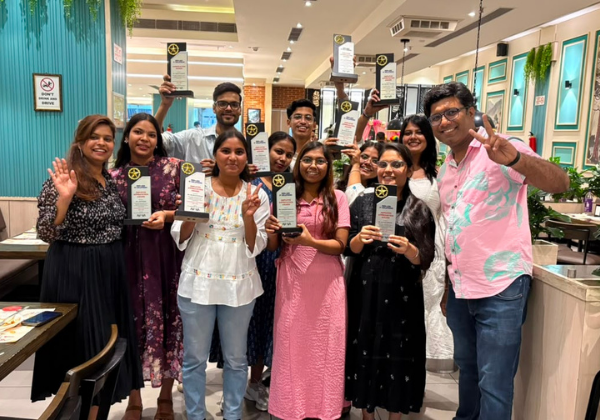 Indian IT Solutions third anniversary team photograph